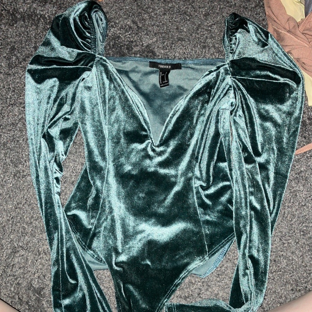 Velvet bodysuit